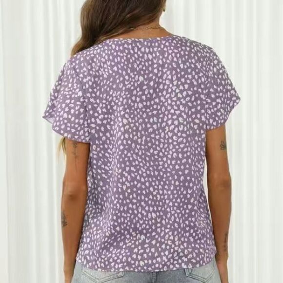 NWT Lilac patterned top - Picture 3 of 3